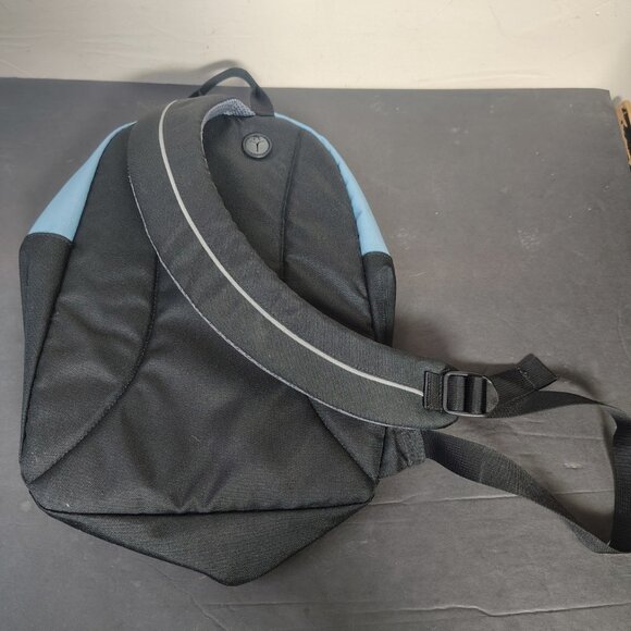 LL Bean Crossbody Mini Sling Backpack Travel Bag Blue Black - Picture 4 of 11